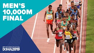 Mens 10000m Final  World Athletics Championships Doha 2019 [upl. by Kcirdnekal]