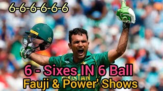 6  Sixes IN 6 BALL Pak vs NZ Match highlights Fauji amp Power Shows 2023 [upl. by Ahsitul]