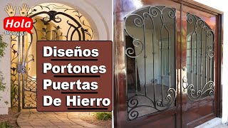 Top Diseños de portones y puertas hechas de hierro [upl. by Maltzman]