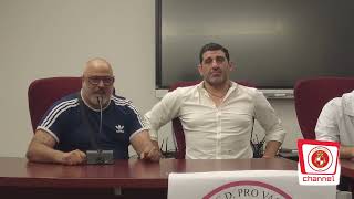 Presentazione FCD Pro Vasto le parole di Alessio Maccarone [upl. by Rosen]