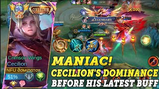 MANIAC Cecilions Dominance Continues Even Without Carmilla Cecilion Gameplay Best Build 2024 ml [upl. by Atnahsa857]