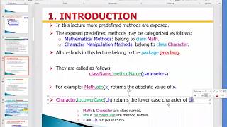 Method Predefine  جافا 1  KSU [upl. by Dowlen]