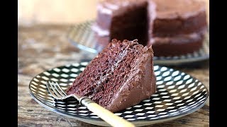 Easy Vegan Chocolate Cake [upl. by Tergram]