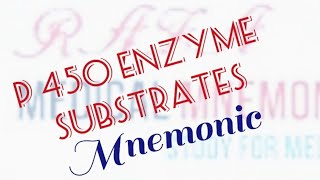 P 450 Enzyme Substrates  Medical Mnemonic 72 [upl. by Reviel817]