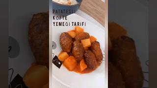 Patatesli Köfte yemeği 🍽 recipe cooking airfryer shorts [upl. by Ashatan529]