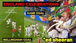 Ed Sheeran and England fans reactions to Bellingham goal and Harry Kane goal vs Slovakia [upl. by Osicnarf759]