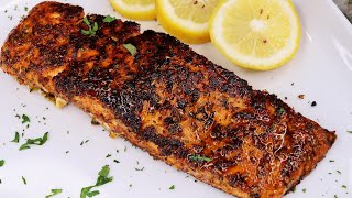 Crispy PanSeared Salmon Recipe  Quick and Easy Salmon Recipe [upl. by Sheree]