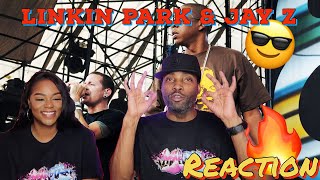 LINKIN PARK amp JAYZ  POINTS OF AUTHORITY99PROBLEMSONE STEP CLOSER  REACTION  Asia and BJ [upl. by Ylsew]