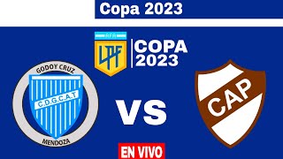 Godoy Cruz 20 Platense en vivo Copa Liga Profesional Argentina [upl. by Anniahs716]