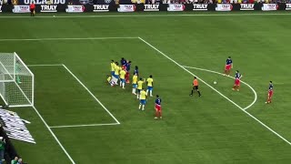 Christian Pulisic Freekick Goal Vs Brazil  USA Vs Brazil Highlights [upl. by Joost995]