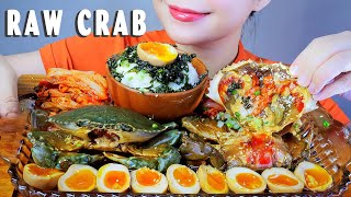 RAW CRAB IN SOY SAUCE EATING SOUNDS THAT WILL BLOW YOUR MIND  LINHASMR [upl. by Little763]