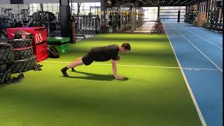 Core Anti Extension Plank Shoulder Touches [upl. by Berns]