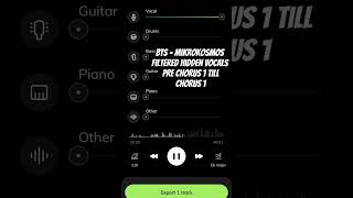 BTS  Mikrokosmos Filtered Hidden Vocals Part 2 fyp bts shorts viral kpop [upl. by Mackler429]