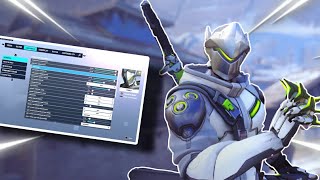 THE Fastest Genji Settings possible on console in Overwatch 2 [upl. by Azilanna588]