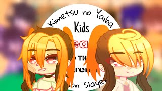 KIMETSU NO YAIBADEMON SLAYER FUTURE KIDS REACT TO THEIR PARENTS •• 2 bad grammar ZenZuko [upl. by Aihsatsan]