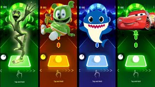 Epic Tiles Hop Showdown Green Alien Gummy Bear Baby Shark McQueen [upl. by Yasmar]