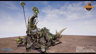 Warhammer Lizardmen  Stegadon [upl. by Ydwor]