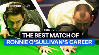 When Ronnie O’Sullivan stunned Mark Williams  Part 2  Classic Matches  Eurosport Snooker [upl. by Suidaht]