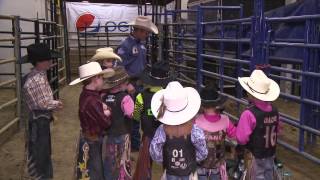 The Ride with Cord McCoy Miniature Bull Riding [upl. by Normand633]