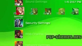 PSP Theme final fantasy dissidia PSPThemesNET [upl. by Mordecai]