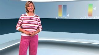 Weervrouw Sabine Hagedoren met het Vlaamse weerbericht van zaterdag 6 januari 2024 op VRT 1 [upl. by Alfeus]