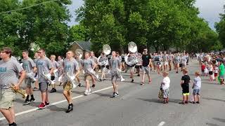 Farmington High School Band Farmington Parade 2018 UTAH [upl. by Doowrehs]