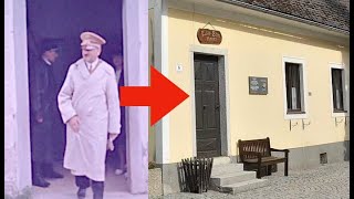 Hitler Visits His Past  Austrian Childhood Homes [upl. by Aeki580]