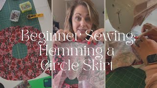 Hemming a circle skirt hack ⭕️ [upl. by Garrity]