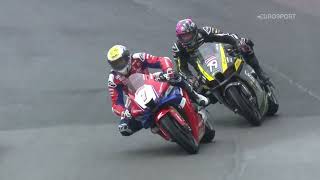 2024 Bennetts British Superbike Championship RD9 Oulton Park Race 3 highlights [upl. by Aicilat708]