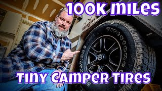 Best Tires for Teardrop Camper  You dont need stiff sidewalls  Nucamp TG [upl. by Ardussi]