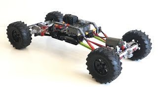 LEGO Technic 4x4 crawler chassis [upl. by Siseneg993]