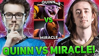 QUINN vs MIRACLE WHO WILL WIN THIS GAME  QUINN plays TIMBERSAW MID on HIGH MMR [upl. by Anilrahc653]