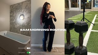 8am Fall morning routine  Reset mental  Skincare routine  Cold plunge  Workout amp Food run 🍁🍂 [upl. by Wivinah]