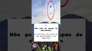 5 dicas para você aprender voar de parapente cursodeparapente parapente [upl. by Ragg]