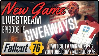 Fallout 76 Sunday Live Stream GIveaways [upl. by Enrev431]