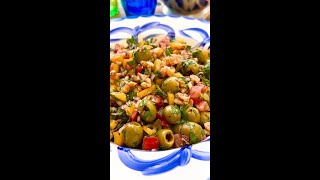 Mediterranean Olive Salad Recipe  Easy Mediterranean Salad [upl. by Carola]