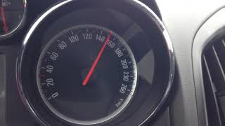 Opel Astra J kombi 16 115KM Automat 0190KMH Acceleration German Autobahn [upl. by Mairem904]