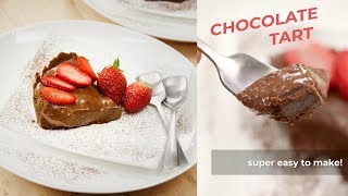 Anyone Can Make This CHOCOLATE TART Recipe YRS Valentines Special [upl. by Hsirrap]