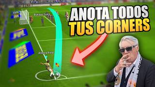 Cómo hacer GOLES de TIRO de ESQUINA  CÓRNERS en EFootball Mobile 2025 🔥 TUTORIAL by GOLX [upl. by Werdna]