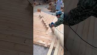 Cutting process of edge for anti corrosion cabin roof [upl. by Orutra]