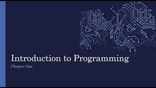 CSC111  111 عال  Chapter1 introduction to programming  مقدمة في مجال البرمجة [upl. by Trefor]