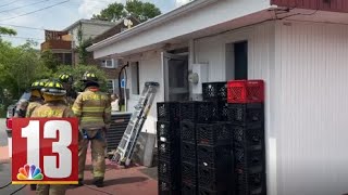 Delmar ice cream staple saved by neighbors firefighters [upl. by Akemot]