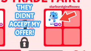 Am I UNDER They Didnt ACCEPT My Offer For NEW MEGA DIAMOND HAMSTER In Adopt Me [upl. by Nerrad]