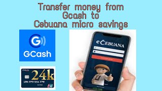 How to transfer Gcash to cebuana micro savings [upl. by Yenffad]