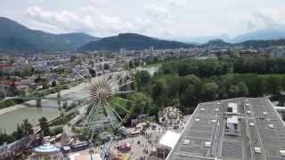 Maurer amp Söhne Power Tower 2 Schneider Salzburg Dult 2015 POV Onride [upl. by Hendrick]