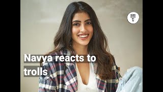 Navya Naveli Nanda Responds to IIM Admission Trolls [upl. by Ellora872]