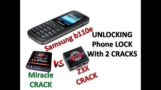 Samsung B110E PHONE LOCK RESET with 2 CRAKS  Z3X Vs MIRACLE [upl. by Kuska270]