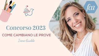 Concorso scuola 2023 come cambiano le prove [upl. by Dibri]