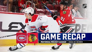 Canadiens  Blackhawks 1222  NHL Highlights 2023 [upl. by Esilehc891]