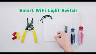 Etekcity  Smart WiFi Light Switch Installation ESWL01 [upl. by Itnavart922]